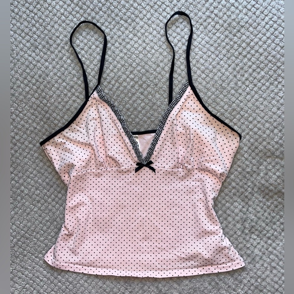 polka dot tank top
